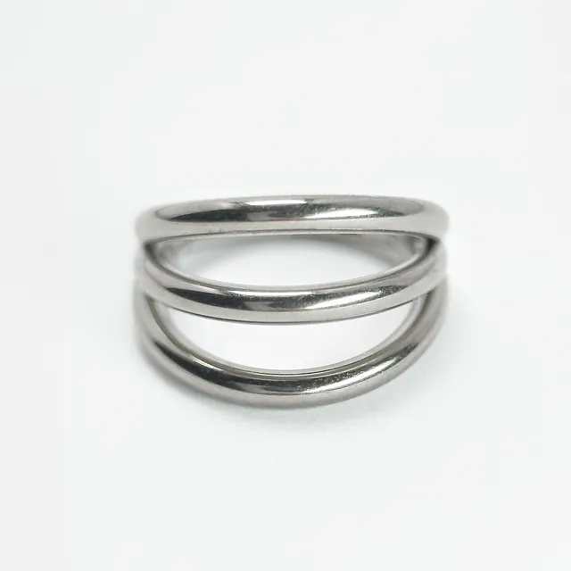 Piercing Argola Clicker Triplo Lateral em Titânio Grau Implante - Vista 1