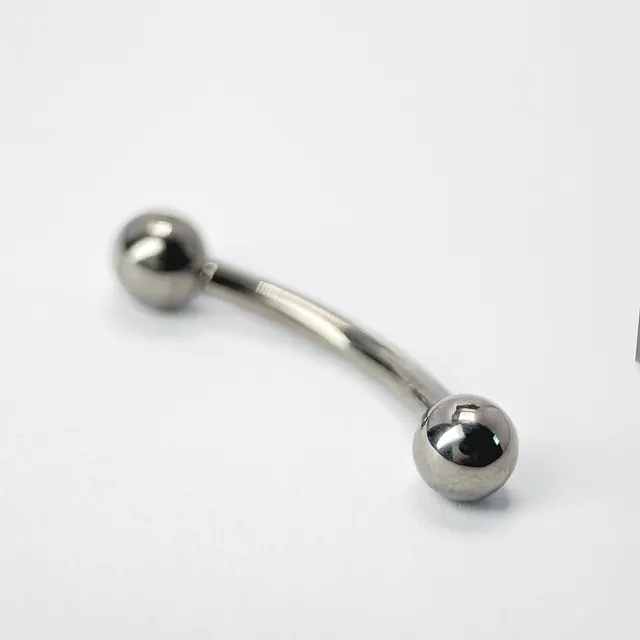 Piercing Banana Bell Tradicional para Umbigo em Titânio Grau Implante - Vista 1