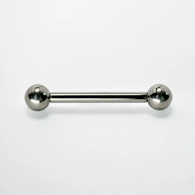 Piercing Barbell Tradicional para Mamilo em Titânio Grau Implante